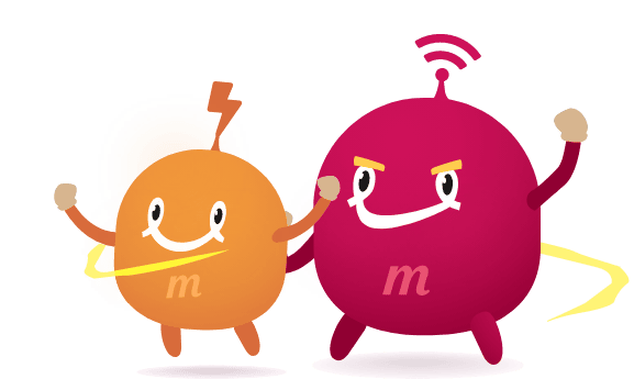 Existing mascot (before refresh) — replaced by in-house AI character